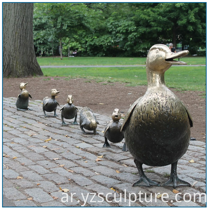 Bronze Duck Statue For Garden decoration